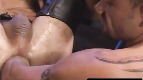 CentralFisting.com - Mathieu Paris cums after Knight's fisting