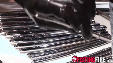 Tatted Logan McCree takes the perfect sounding rod in his dick hole