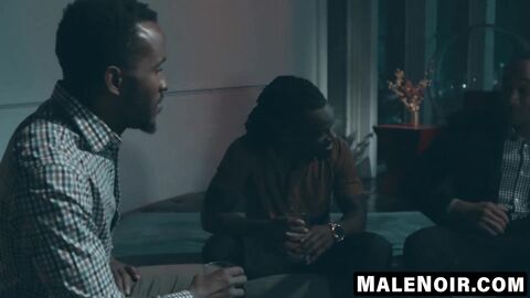 MaleNoir.com - Hung studs in a cock fucking marathon with Trent King