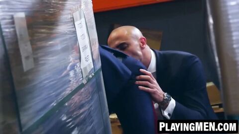 PlayingMen.com - Diego Summers and Ruslan Angelo fucked in warehouse
