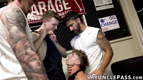 Horny men fucks the entitled brat Jack Valor to teach him a lesson