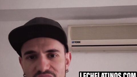 LecheLatinos.com - Gael feasts on Kendro's massive bareback boner