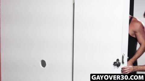 GayOver30.com - Alexander Garrett's glory hole fantasy