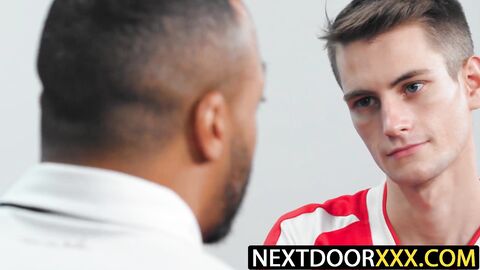 NextDoorXXX.com - Dillon Diaz coaches Carter DelRay to a rimjob