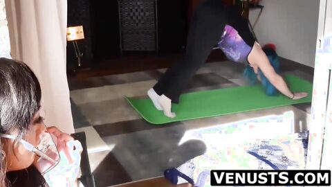 Outstanding Asian tranny's roommate anal destruction