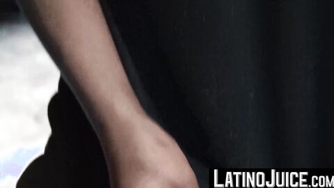 Attractive latino Eloy gobbleed my cock until I release my cum on his face