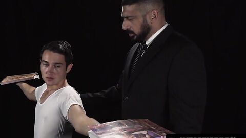 BoyMissionary.com - Young gay's deepthroat skills precede a raw threeway