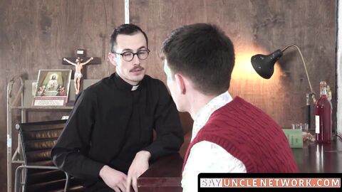 SayUncleNetwork.com - After confession priest fucks religious twink raw and deep
