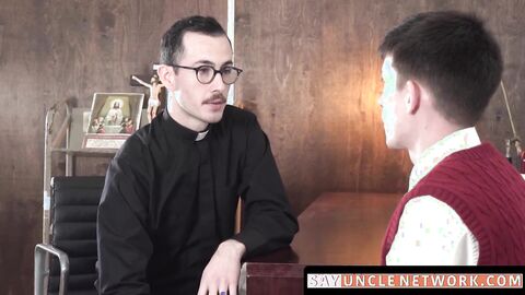 SayUncleNetwork.com - After confession priest fucks religious twink raw and deep