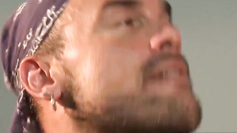 DaddyBondageBoy.com - Pierced muscle hunk's nipple torment and intense BDSM dominatio