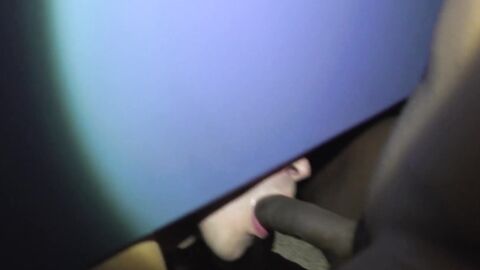 Myhyem M Jordyn shares intense fuck with horny men in the bathroom