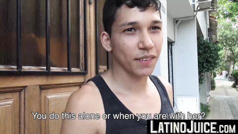 Seductive latin Remo tastes horny Rokkos delicious load of cum