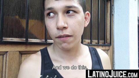 Seductive latin Remo tastes horny Rokkos delicious load of cum