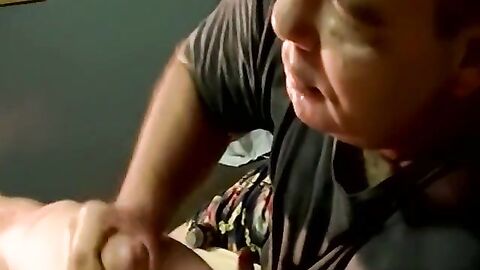 JoeSchmoeXXX.com - Homo Taz thrusts his dong in Joe's big mouth like a pro