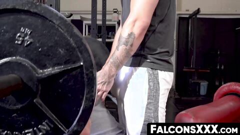 FalconsXXX.com - Hunks give each other blowjobs and rimjobs after an intense workout
