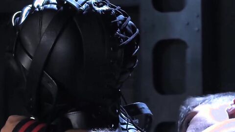 Pup Tyler Rush spreads his hole with a butt plug while his face is covered