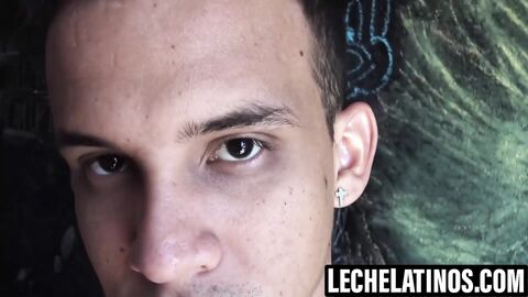 LecheLatinos.com - Jota's innocent cock stroke and cum