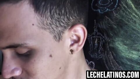 LecheLatinos.com - Jota's innocent cock stroke and cum