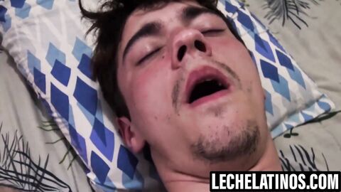 LecheLatinos.com - Esteban swallows my cock and cum load