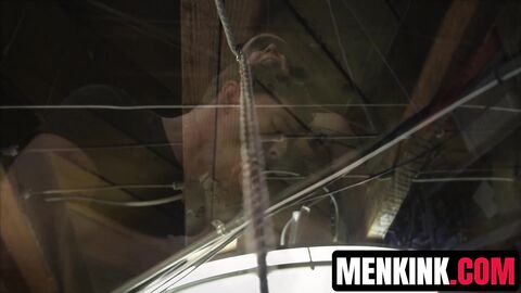 Zane Anders teased and edged by Jackson Fillmore and Van Darkholme