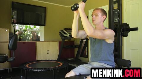 Zane Anders teased and edged by Jackson Fillmore and Van Darkholme