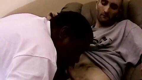 JoeSchmoeXXX.com - Cock sucking interracial group with hot and hairy gay dudes