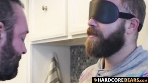HardcoreBears.com - Hairy daddy teases chubby hunk before hardcore barebacking deeply