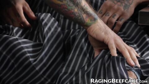 Dominant Drew Valentino uses his monster tool to plow Andre Bedford