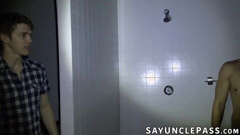 Sage Roux joins a filthy threesome after jerking off from afar