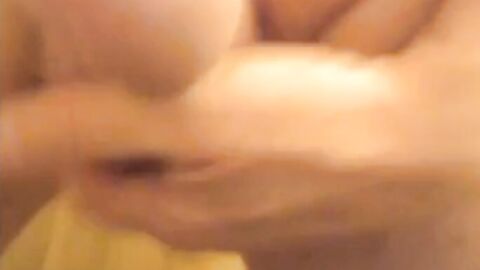 Smooth Grandpa Strokes His Uncut Cock