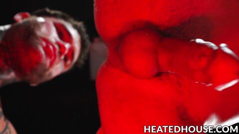 Slutty bottom Kane Fox is barebacked by dominant hunk Joel Hart