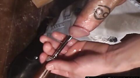 CentralFisting.com - Chris Neal's steel rod fisting with Tony Bishop