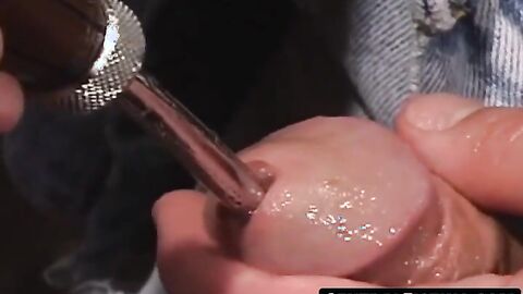 CentralFisting.com - Chris Neal's steel rod fisting with Tony Bishop