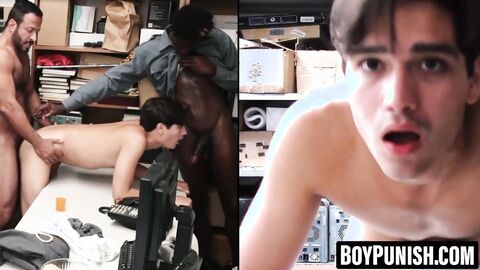 BoyPunish.com - Hunk cops' BBC plan to bang innocent young suspect