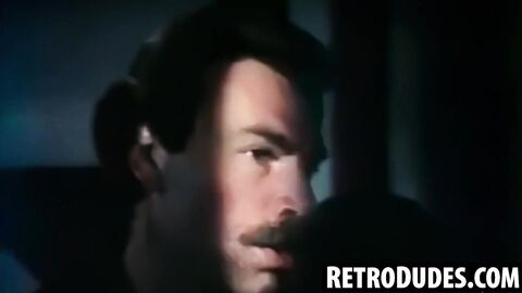 RetroDudes.com - Jerome and a group of classic studs go all out in a wild sucking and