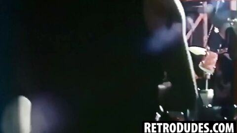 RetroDudes.com - Jerome and a group of classic studs go all out in a wild sucking and