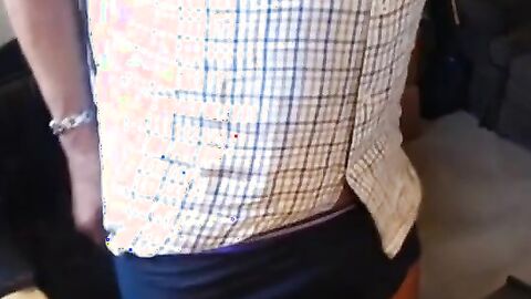 Grandpa Stroking on Webcam