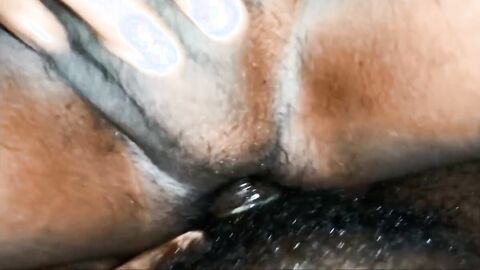 Asian Amateur Cums on His Chest