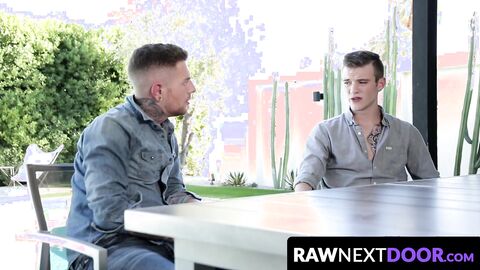 RawNextDoor.com - Bottom bitch twink Scott Finn gets his hole destroyed with Danny Gu