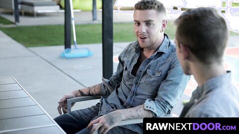 RawNextDoor.com - Bottom bitch twink Scott Finn gets his hole destroyed with Danny Gu