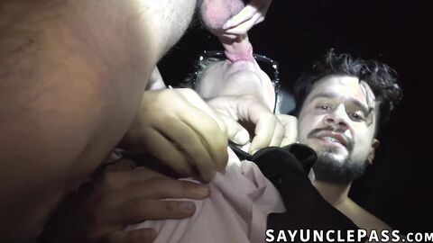 Ander Wolfson cum to the right place for his first orgy experience