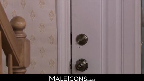 MaleIcons.com - Bearded daddy's obsession with a ginger twink's hole