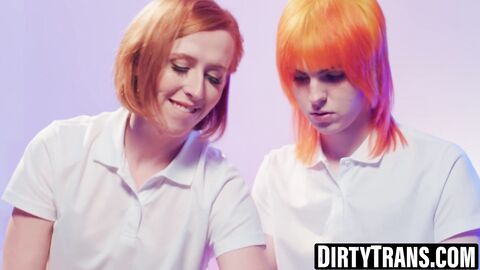 Kenzie Anne's fuck by Jean Hollywood and Shiri Allwood