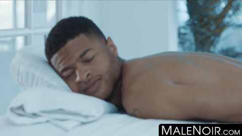 MaleNoir.com - Black youngster rimmed and ass fucked by big cocked masseur deep and r