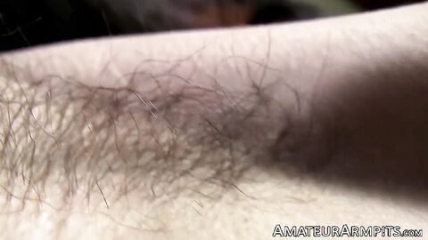 Rave Hardick strokes his hairy cock to unleash his sticky arousal