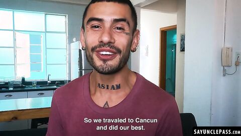 Alberto Chimal lets Cain Gomez fuck him while James VIP is away