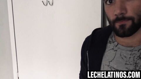 LecheLatinos.com - Gonzo pleasures my boner and balls for cash