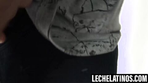 LecheLatinos.com - Gonzo pleasures my boner and balls for cash