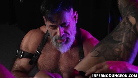 InfernoDungeon.com - Bruce Jones' ass wrecked in threesome with fucking