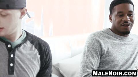 MaleNoir.com - Zach Covington's cock eating rewarded with butt punishing